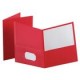 FOLDER PORTAFOLIO ROJO DOBLE SOLAPA CARTA OXFORD 5PZ - Envío Gratuito