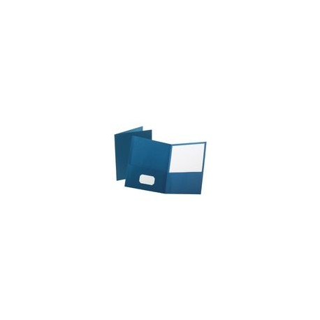 FOLDER PORTAFOLIO AZUL DOBLE SOLAPA CARTA OXFORD 5PZ - Envío Gratuito