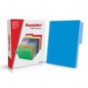 FOLDER AZUL CARTA PENDAFLEX 50PZ DOBLE TONALIDAD