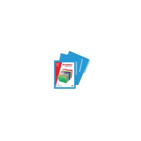 FOLDER AZUL INTENSO CARTA PENDAFLEX 25PZ DOBLE TONALIDAD - Envío Gratuito