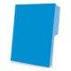 FOLDER AZUL INTENSO CARTA PENDAFLEX 25PZ DOBLE TONALIDAD - Envío Gratuito