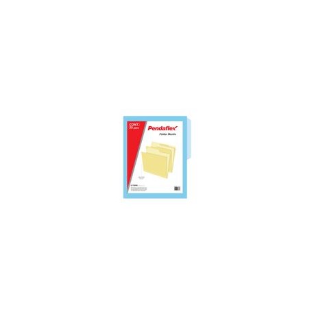 FOLDER AZUL CARTA PENDAFLEX 25PZ 179GRS - Envío Gratuito