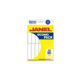 ETIQUETA ECONOPACK BLANCA FILE 20X105MM 168PZA/PQTE JANEL - Envío Gratuito