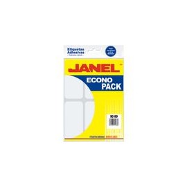 ETIQUETA BLANCA ECONOPACK 50X100 72 PZAS JANEL - Envío Gratuito