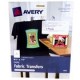 ETIQUETA TRANSFER CARTA NEGRO 5PZ - Etiqueta Transfer Carta Negro 5pz Avery - Envío Gratuito