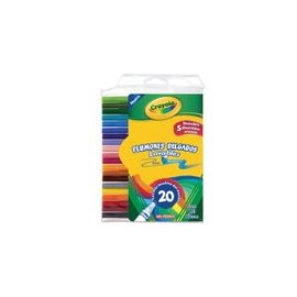 PLUMONES LAVABLES CRAYOLA 20P - Plumones Lavables Crayola 20P - Envío Gratuito