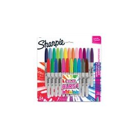 Marcadores Permanentes Sharpie Color Burst Surtido 24 Piezas - Envío Gratuito