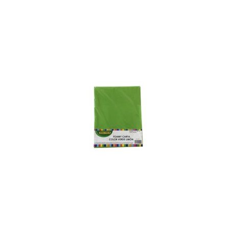 FOAMI CARTA VERDE LIMON 4 PZ - Envío Gratuito