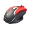 Mouse Case Logic Alambrico Negro con Rojo