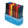 PLUMONES BASE AGUA PUNTO MEDIANO ESTUCHE CON 24PZAS COLORES