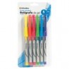 BOLIGRAFO DE GEL TINTA DE COLORES PUNTO EXTRAFINO 0.7MM 6PZS