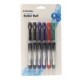 ROLLER BALL PUNTO FINO 0.7MM TINTA DE COLORES CON 6PZAS OMX - Envío Gratuito