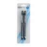 Boligrafo Retractil Officemax Metalico 2 pzas