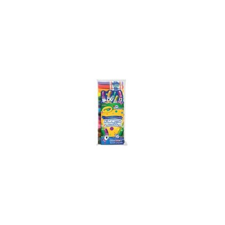 PLUMONCITOS LAVABLES 16P - Plumoncitos Lavables Crayola 16P - Envío Gratuito