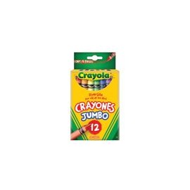 CRAYONES CRAYOLA JUMBO 12 PZAS - Envío Gratuito