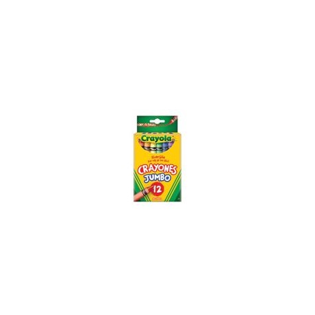 CRAYONES CRAYOLA JUMBO 12 PZAS - Envío Gratuito