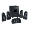 Bocinas Logitech Z506 5.1 Alambrica Negra
