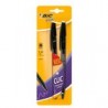 BOL. CRISTAL CLIC BL 2 PZS NEGRO
