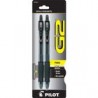 BOLIGRAFO GEL PILOT G2-7 P/FINO RETRACTIL NEGRO BLISTER 2PZS