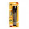BOLIGRAFO CRISTAL BOLD GEL PUNTO XTRAGRUESO NEGRO 3PZAS
