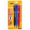BOLIGRAFO BU3 RETRACTIL CON GRIP SURTIDO 3 PIEZAS