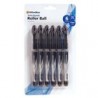 ROLLER BALL PUNTO FINO 0.7MM TINTA NEGRA CON 6PZAS OMX