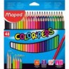 Lapices de Colores Color Peps 48 piezas - Colores Peps 48 piezas Estuche de Carton