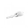 Mouse Case Logic Mini Retractil ER-102 Blanco/Plata