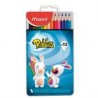 Lapices de Colores Maped Rabbids Caja Metálica 12 piezas