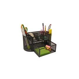 Organizador Con Portatarjetas Mesh Negro OMX - Envío Gratuito