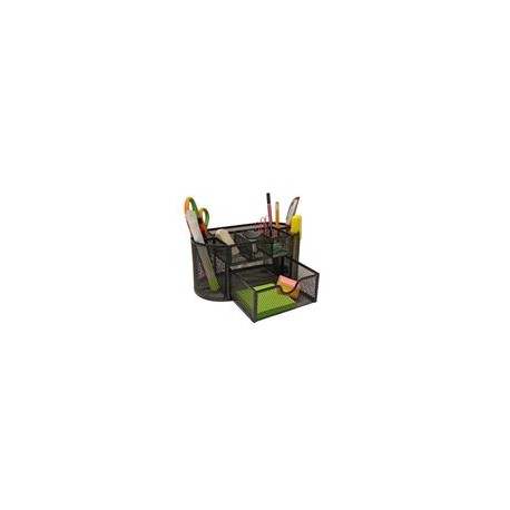 Organizador Con Portatarjetas Mesh Negro OMX - Envío Gratuito