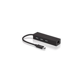 Adaptador Case Logic de USB-C a Ethernet y 3 USB Negro - Envío Gratuito