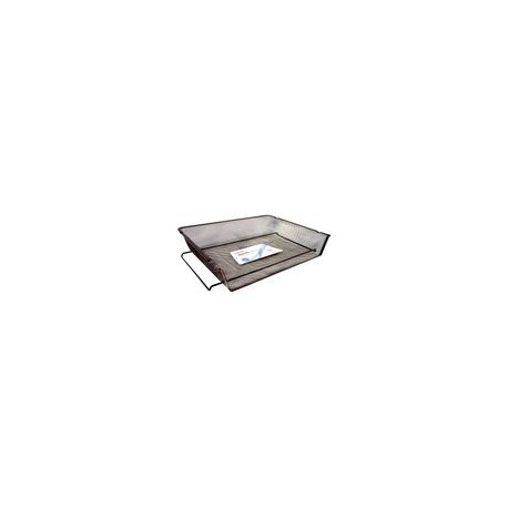 CHAROLA APILABLE CARTA NEGRA MALLA 37X27X8CM OMX - Envío Gratuito