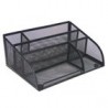 Organizador Multiseccion d/Escrit Negro Malla 25.5x18x10.5cm