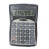 Calculadora Sentry Escritorio 12D con Reloj Negra