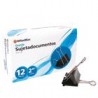 SUJETADOCUMENTOS 2PLG CAPACIDAD P/110 HOJAS NEGRO 12PZAS