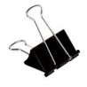 SUJETADOCUMENTOS 5/8PLG CAPACIDAD P/80 HOJAS NEGRO 12PZAS