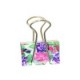 SUJETADOCUMENTOS DE 25MM DISEÑO FASHION FLORALES CON 10PZAS - Envío Gratuito