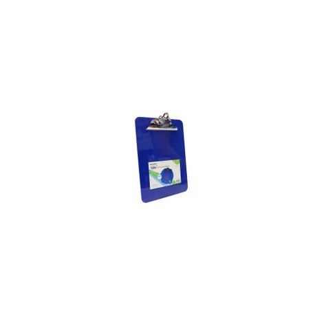 TABLA DE PLASTICO RECICLADO CON CLIP TAMAÑO CARTA AZUL OMX - Envío Gratuito