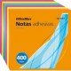NOTAS ADHESIVAS NEON CUBO OMX 7.6 X 7.6 CM 400HJ - Envío Gratuito