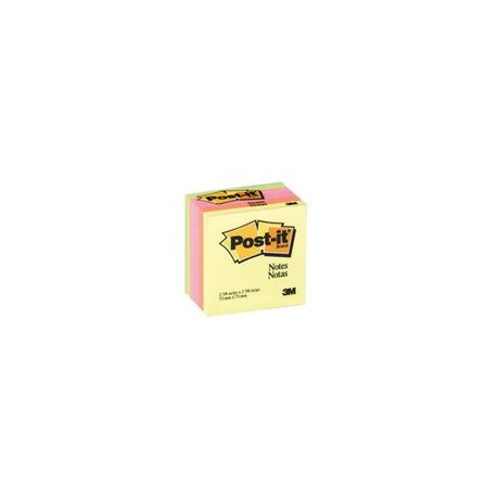 NOTAS POST-IT NEON 3X3  5BLOCKS DE 75HJ C/U - Envío Gratuito