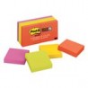 NOTAS SUPER STICKY 2X2  BRILLO EXTREMO 8PK C/90HJ C/U