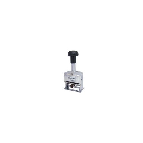 FOLIADOR 8 DIG PEGASO - Foliador Pegaso 8 Digitos Automático Cuerpo Metálico - Envío Gratuito