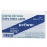 TARJETA INDICE RAYADA BLANCA 3X5 100PZ