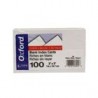 Tarjeta Indice Oxford Blanca 3x5  100 Piezas