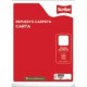 Hojas para Carpeta Scribe Tamano Carta Blancas 100 Hojas - Envío Gratuito