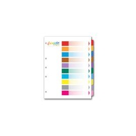 SEPARADORES CON 10 DIVISIONES COLORINDEXJUEGO - Envío Gratuito