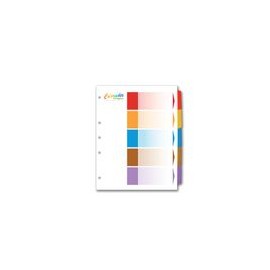 SEPARADORES CON 5 DIVISIONES COLORINDEX JUEGO - Envío Gratuito