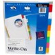 SEPARADOR 8 PESTANAS MULTICOLOR BORRABLES AVERY - Envío Gratuito
