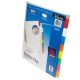 SEPARADOR 8 PESTANAS MULTICOLOR BORRABLES AVERY - Envío Gratuito